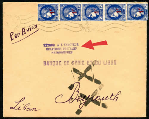 Lettre retournée à l'envoyeur