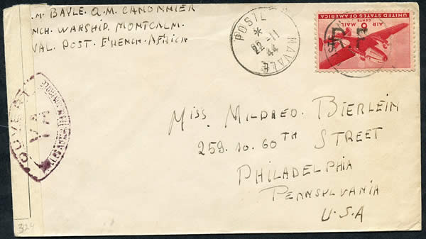 Surcharge RF de Toulon à bord du croiseur Montcalm