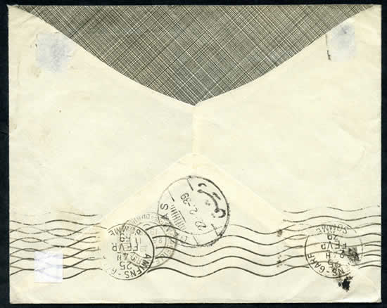 Divers Alexandrette sur lettre 1939