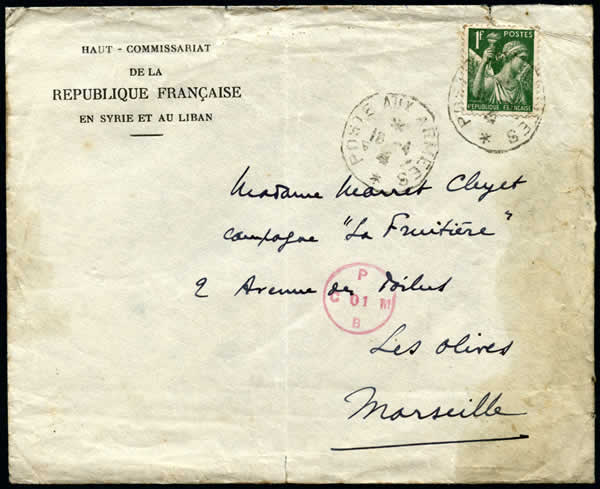 Lettre du Haut-Commissriat