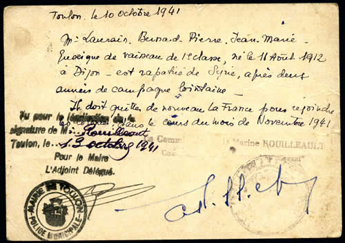 Militaire rentré de Syrie