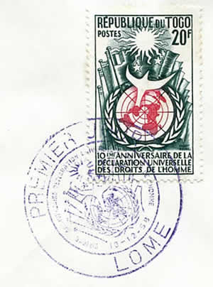 Premier Timbre République du Togo