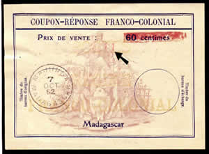 CRFC Madagascar 11 sur 60 cts