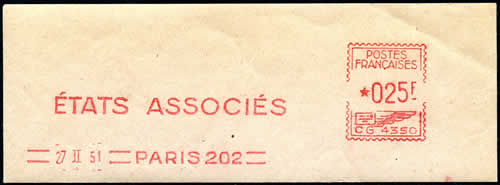 EMA Etats associés sur bande gommée