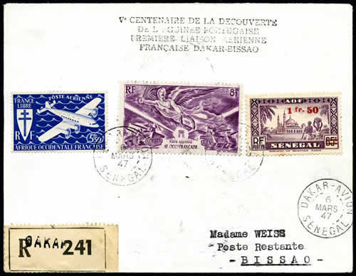 1er vol Dakar Bissau