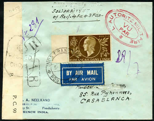 Entr'aide Française sur lettre