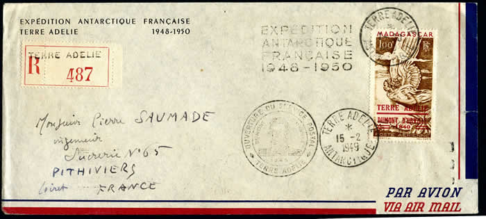 1èere date Terre Adélie