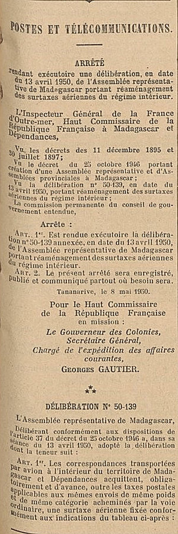 Surtaxes aériennes intérieures