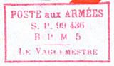 Cachet de vaguemestre