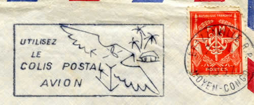 Flamme avion Moyen-Congo