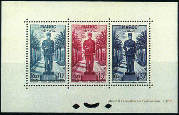 Bloc-feuillet Monument Leclerc