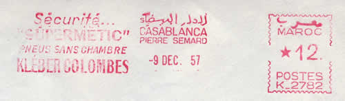 EMA machine havas K 1957 bilingue