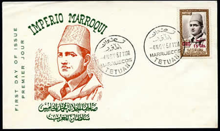 FDC Timbre surchargé