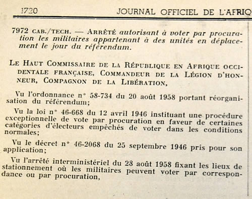 Vote par procuration