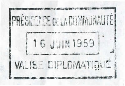 Cachet administratif de la Présidence