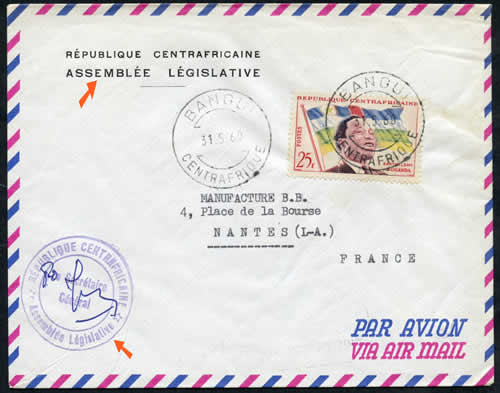 lettre de l'Assemblée Législative