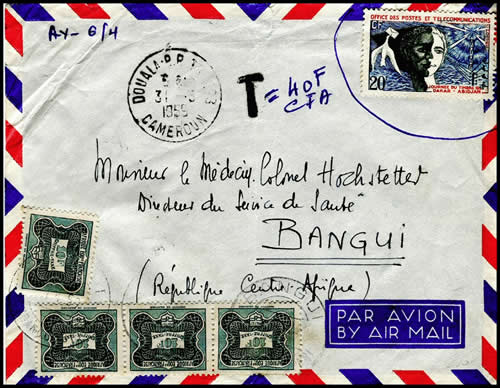 Timbre CF non admis au Cameroun