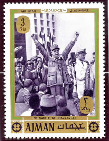 De gaulle à Brazzaville