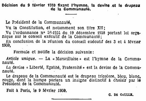 Drapeau de la Communauté