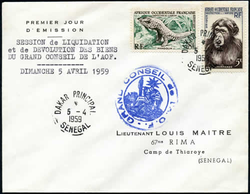 Liquidation de l'A.O.F.