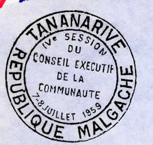 Cachet Conseil Exécutif de la Communauté