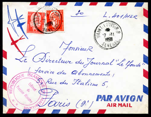 Courrier officiel Mauritanie