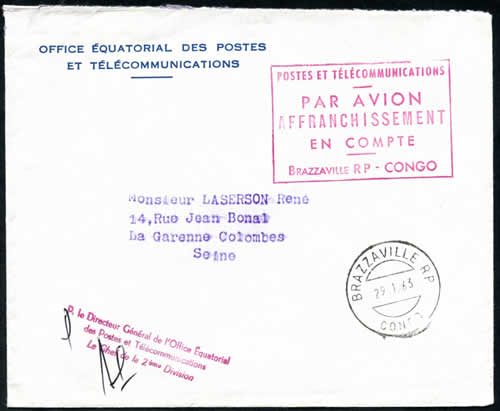 Affranchissement en compte rouge