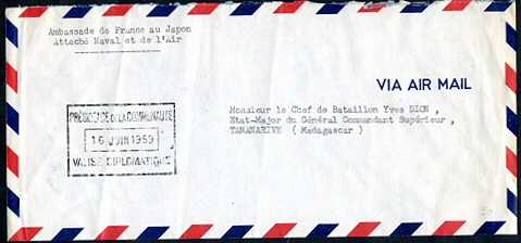 Lettre transitant par la Présidence