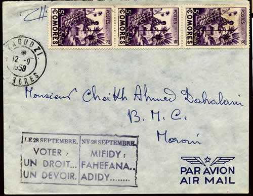 Propagande pour le Référendum aux Comores type 1