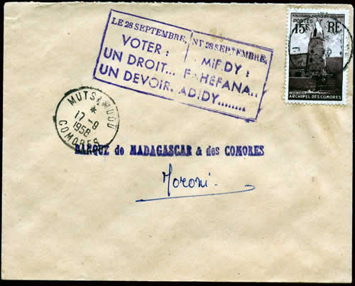 Propagande pour le Référendum aux Comores type 2