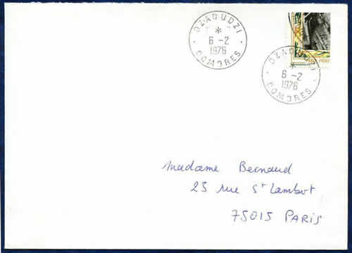 Timbre coupé en quatre