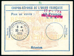 CR Réunion 17F CFA sur 12FCFA