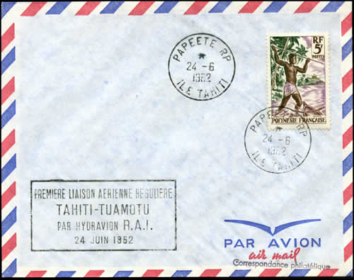 1er vol Papeete Tuamotou