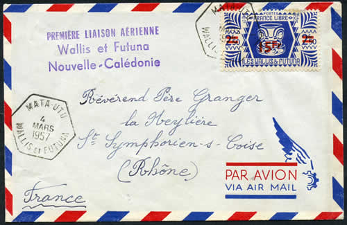 1ère liaison aérienne wallis Nouméa