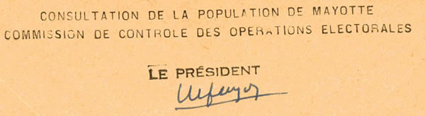 Mayotte commission de contrôle