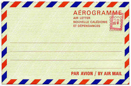 Aérogramme 28 F sur 22F