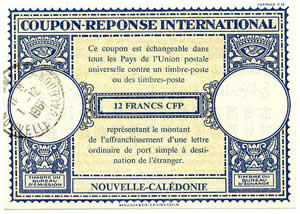 Nouvelle Calédonie CRI 12fcfp lo16n