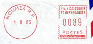 Nouvelle-Calédonie EMA sans numéro