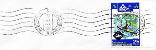 Obliteration rouleau Port Vila