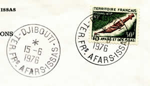 cachet Djibouti tfai