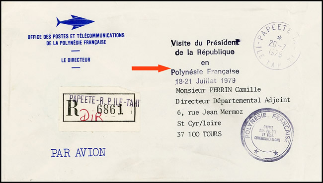 Visite Valéry Giscard d'Estaing en Polynesie