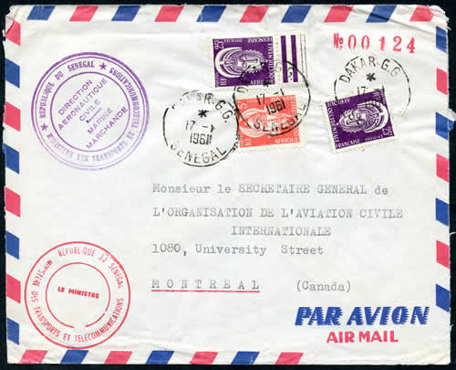 Courrier Officiel pour Montreal