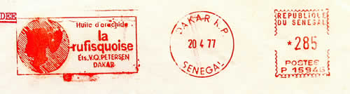 EMA machine P "POSTES" rectiligne avec pub