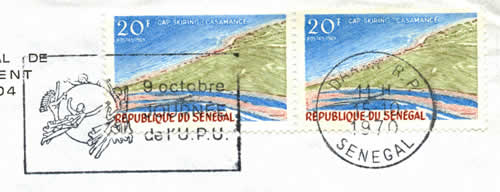 oblitération mécanique UPU