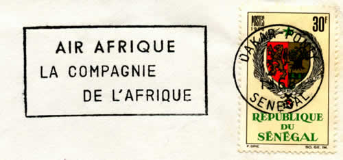 Flamme Air Afrique Dakar Ponty