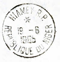 TAD "NIAMEY R.P. / REUBLIQUE DU NIGER
