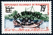 Jeux Olympique 15F surcharge 23mm