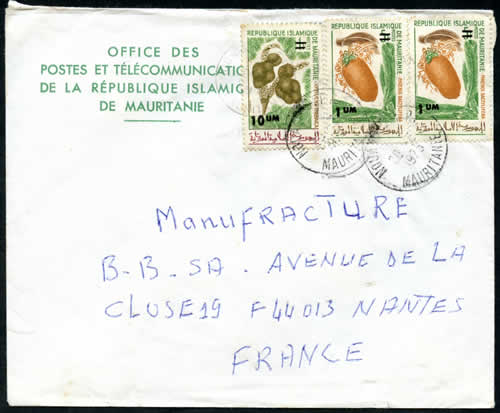 Timbres surchargés en UM