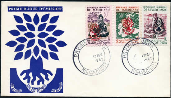 réfugiés FDC 37 feuilles