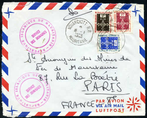 Service des domaines courrier officiel